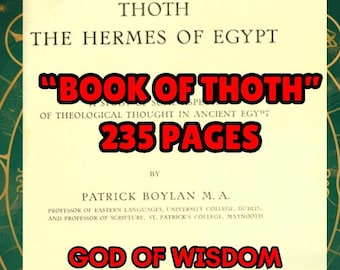 Book of Thoth by Aleister Crowley: Esoteric Tarot Wisdom (PDF)