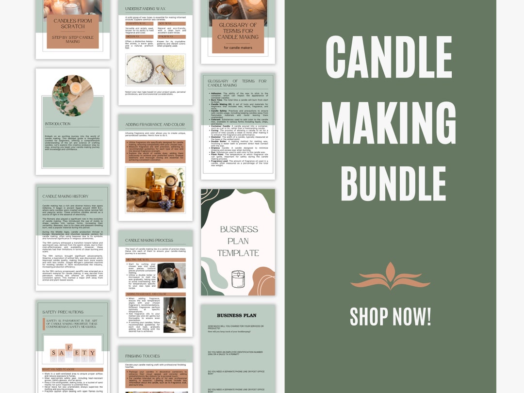 How to Make Candles Candle Making Guide Expense Tracker Candle Testing