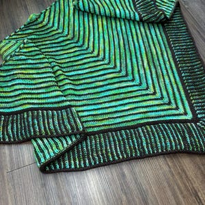 Chroma Drift Shawl — Knitting Pattern (PDF Download)
