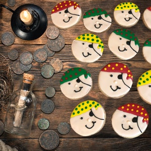 Pirate Biscuits - Personalised Biscuits For Any Occasion
