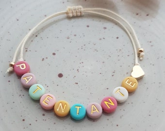 Bracelet "Godmother" • "Party Aunt" • "Godmother" • "Godfather" • "Godfather"