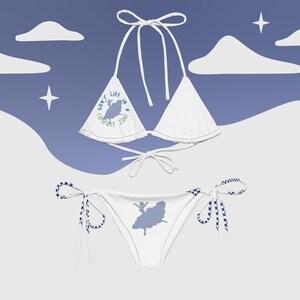 Elegant all over recycled bikini