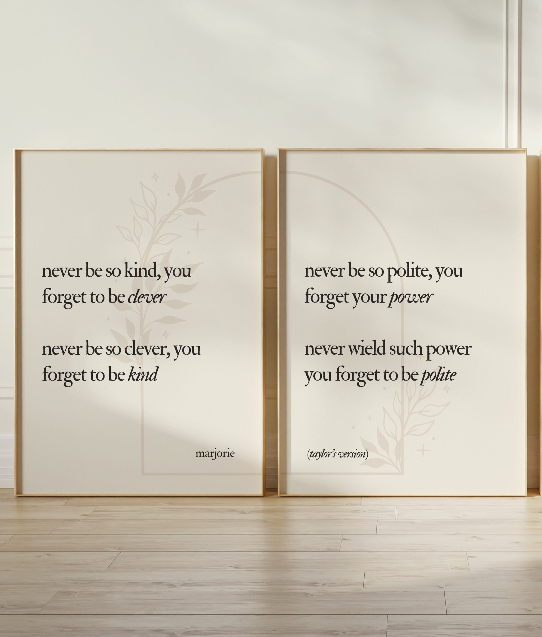 Taylor Swift Marjorie Lyrics Poster, Evermore, Wall Art, Print