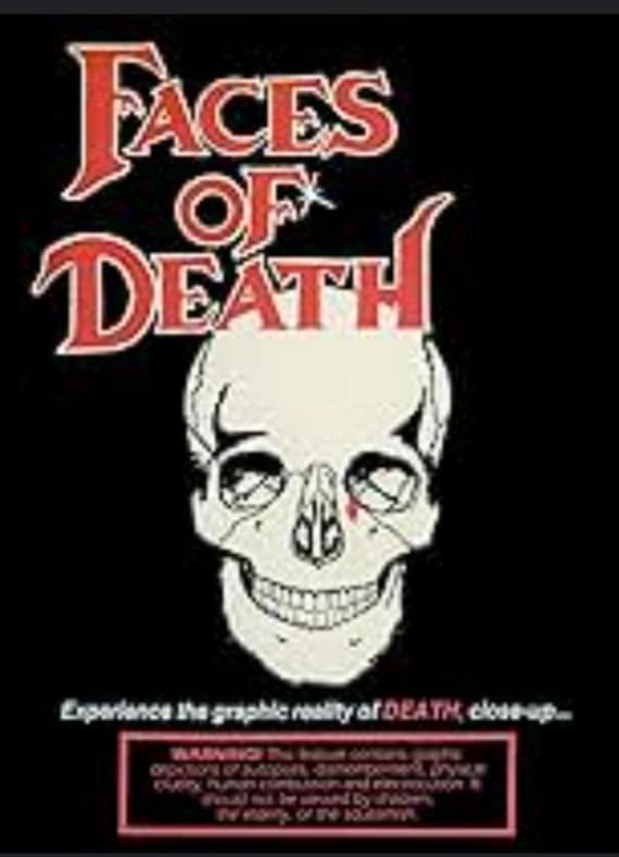 Faces of Death DVD Set 1, 2, 3, 4, + Bonus 5 & 6 - Etsy
