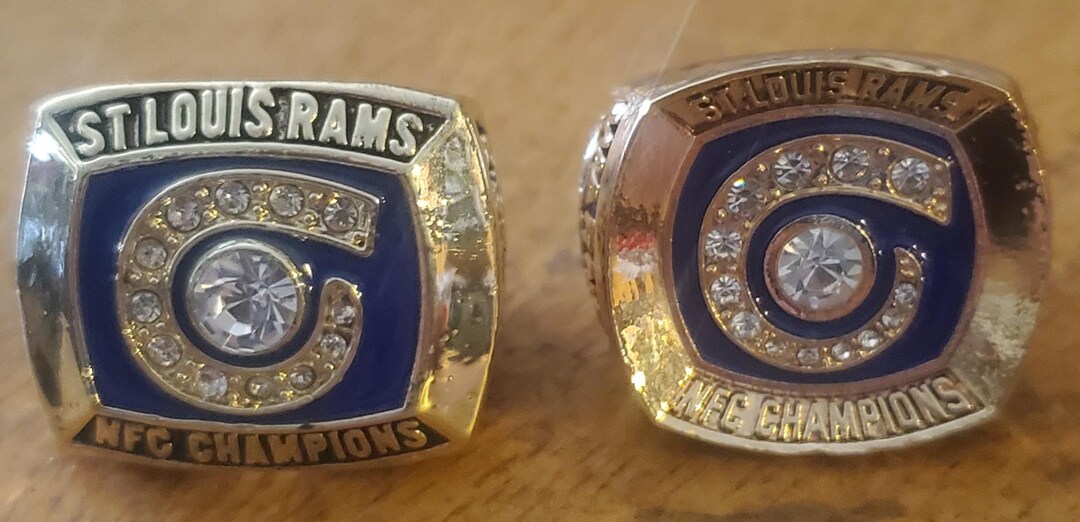 St Louis, Los Angeles Rams 2001 Championship Superbowl Ring POLLEY ...