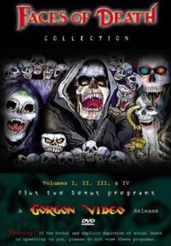 Faces of Death DVD Set 1, 2, 3, 4, + Bonus 5 & 6 - Etsy