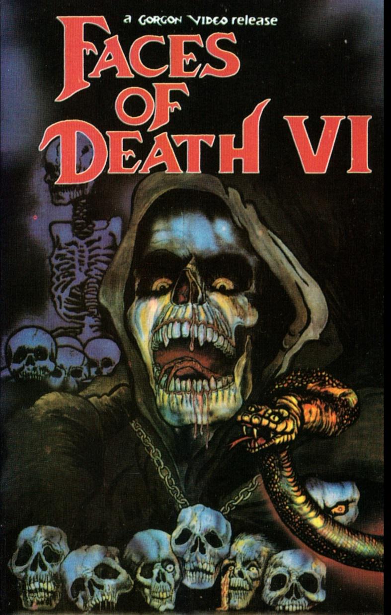 Faces of Death DVD Set 1, 2, 3, 4, + Bonus 5 & 6 - Etsy