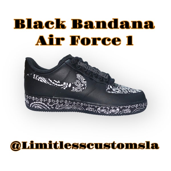 Black Bandana Air Force 1