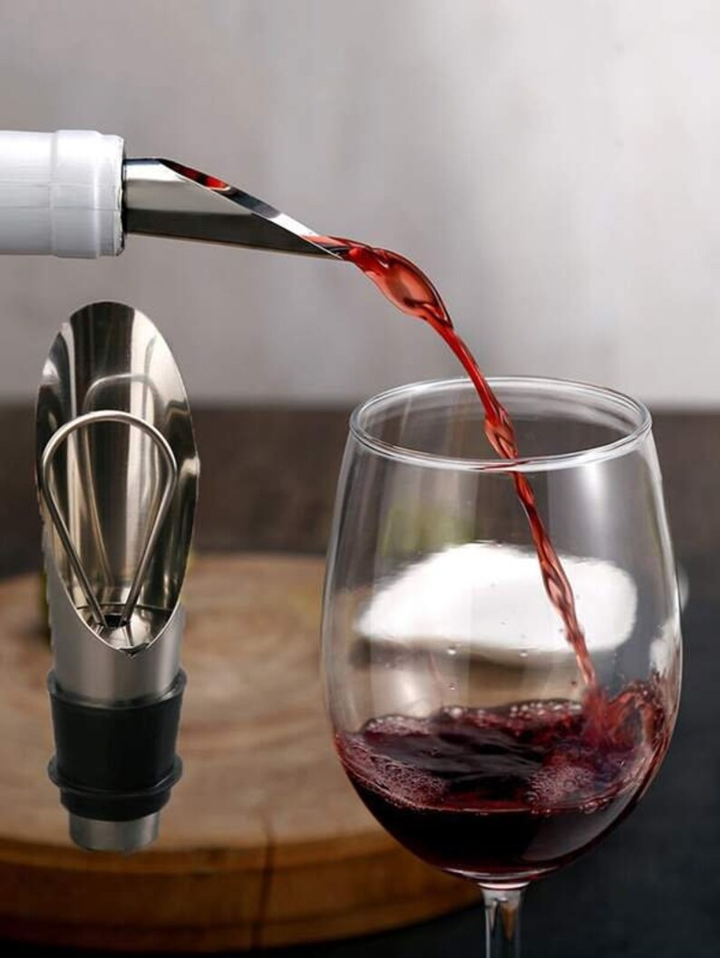 Wine Stainless Steel Wine Pourer 2PCS/2X Etsy