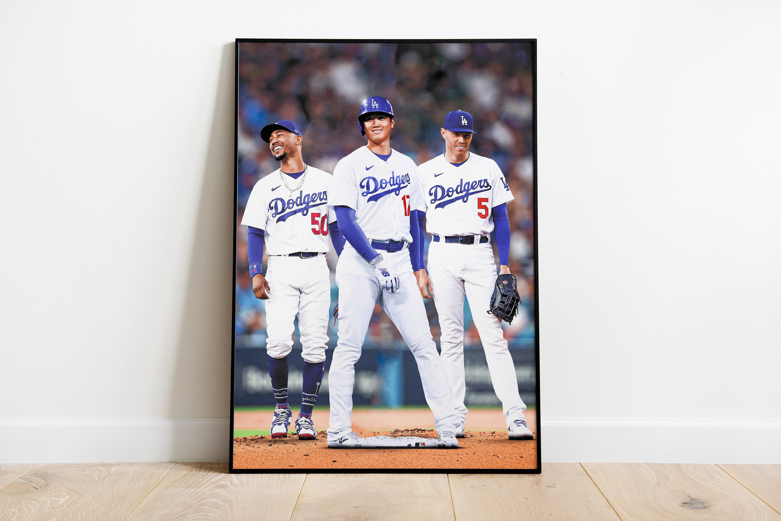 Shohei Ohtani Mookie Betts Freddie Freeman Los Angeles Dodgers Wall Art