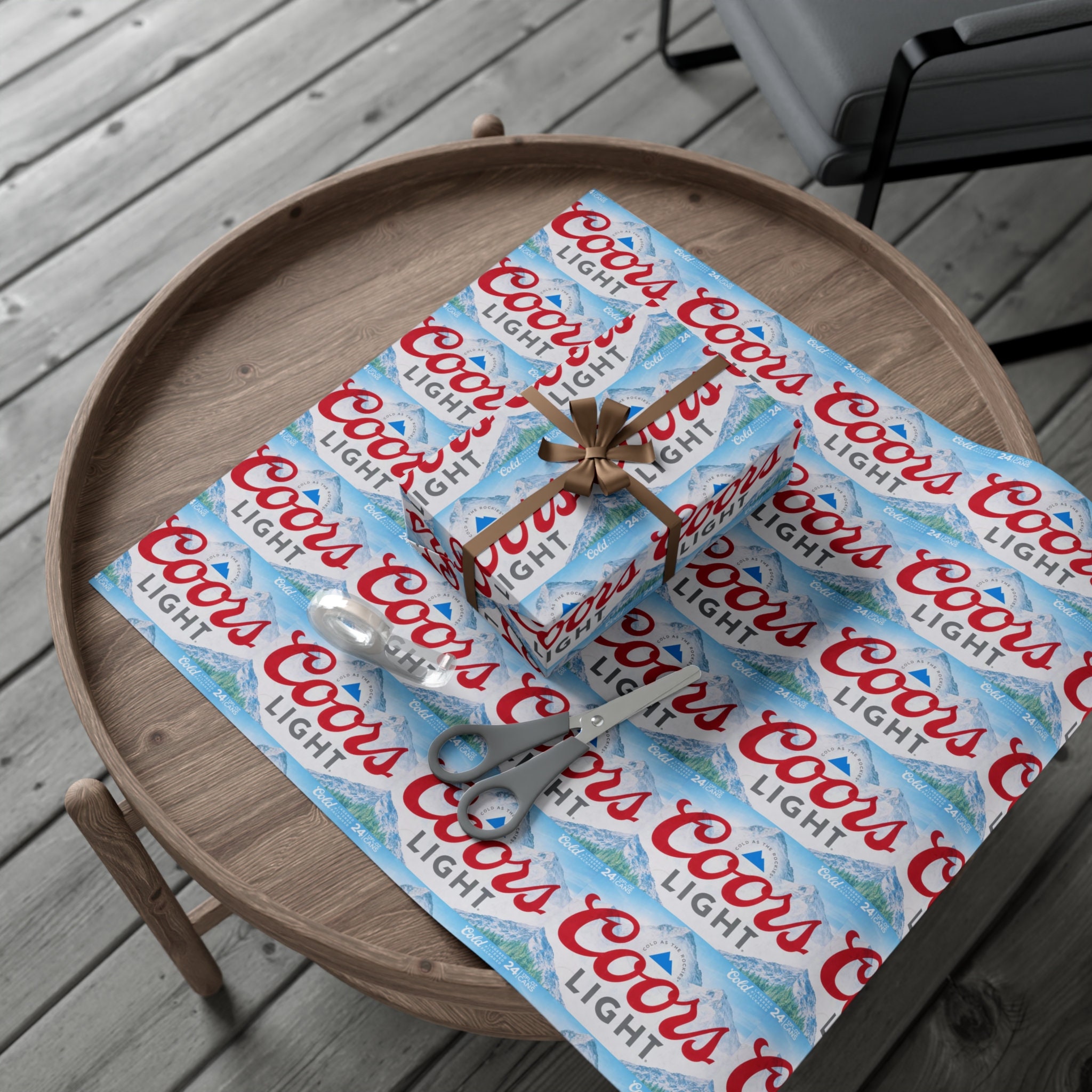Coors Light Gift Wrapping Paper 