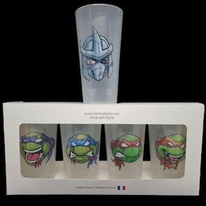 Pacote Tartarugas/TMNT - 5 xícaras - ReVè