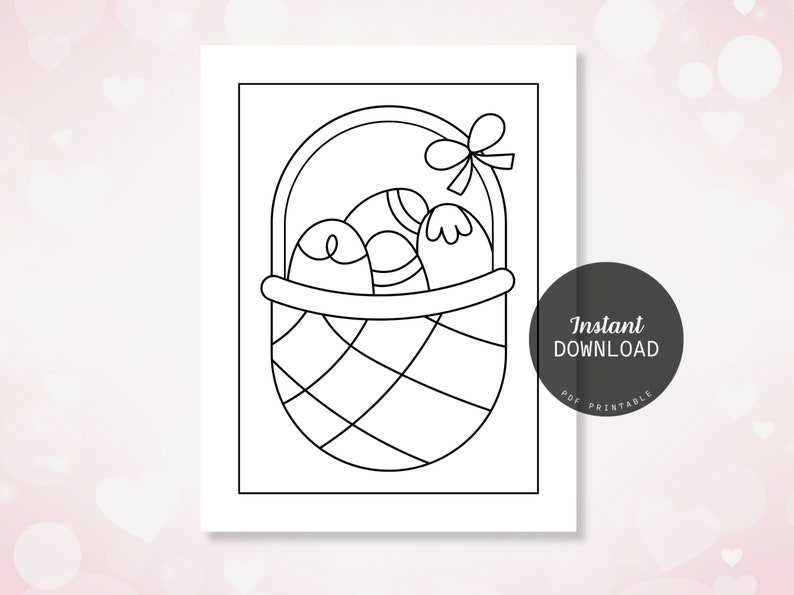 3 Easter Egg Coloring Pages for Kids, Printable Easter Coloring Pages ...