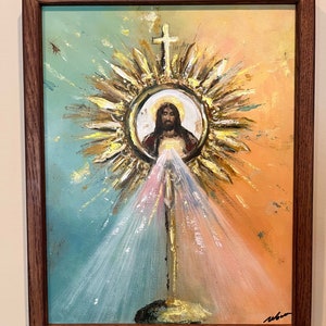 Holy Eucharist Sacred Art, Adoration, Monstrance, Catholic Art, Catholic Decor, Religious Icon, Divine Mercy, Wall Art, Jesus Art Prints