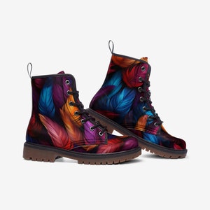 Lichtgewicht wandelschoenen Vivid Feathers kunstleer - gevechtslaars uniseks kunstleer