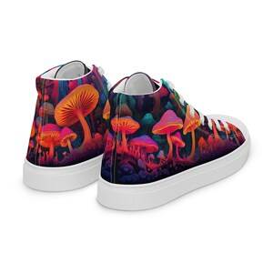 Men’s Mushroom high top canvas shoes image 8