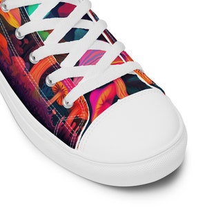 Men’s Mushroom high top canvas shoes image 3