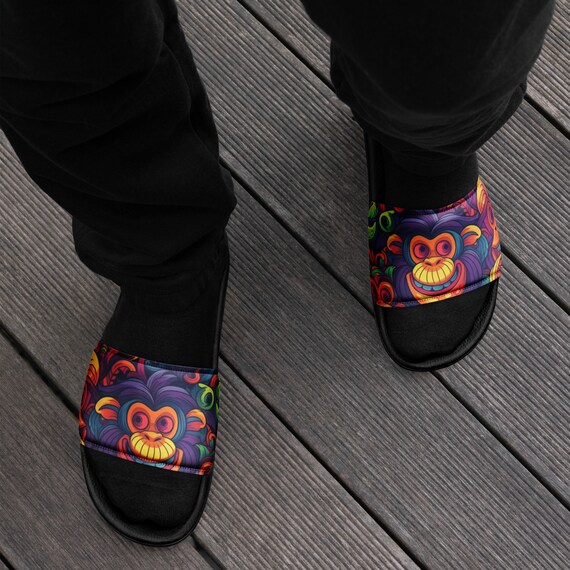 Mens Funky Monkey Slides Etsy Australia