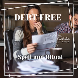 Hechizo LIBRE DE DEUDA EXTREMA, Tarjetas de Oracle, Prueba de foto, Hechizo de éxito, Magia blanca, 24 horas El mismo día Casting Brujería, Hechizo de dinero, Chakra