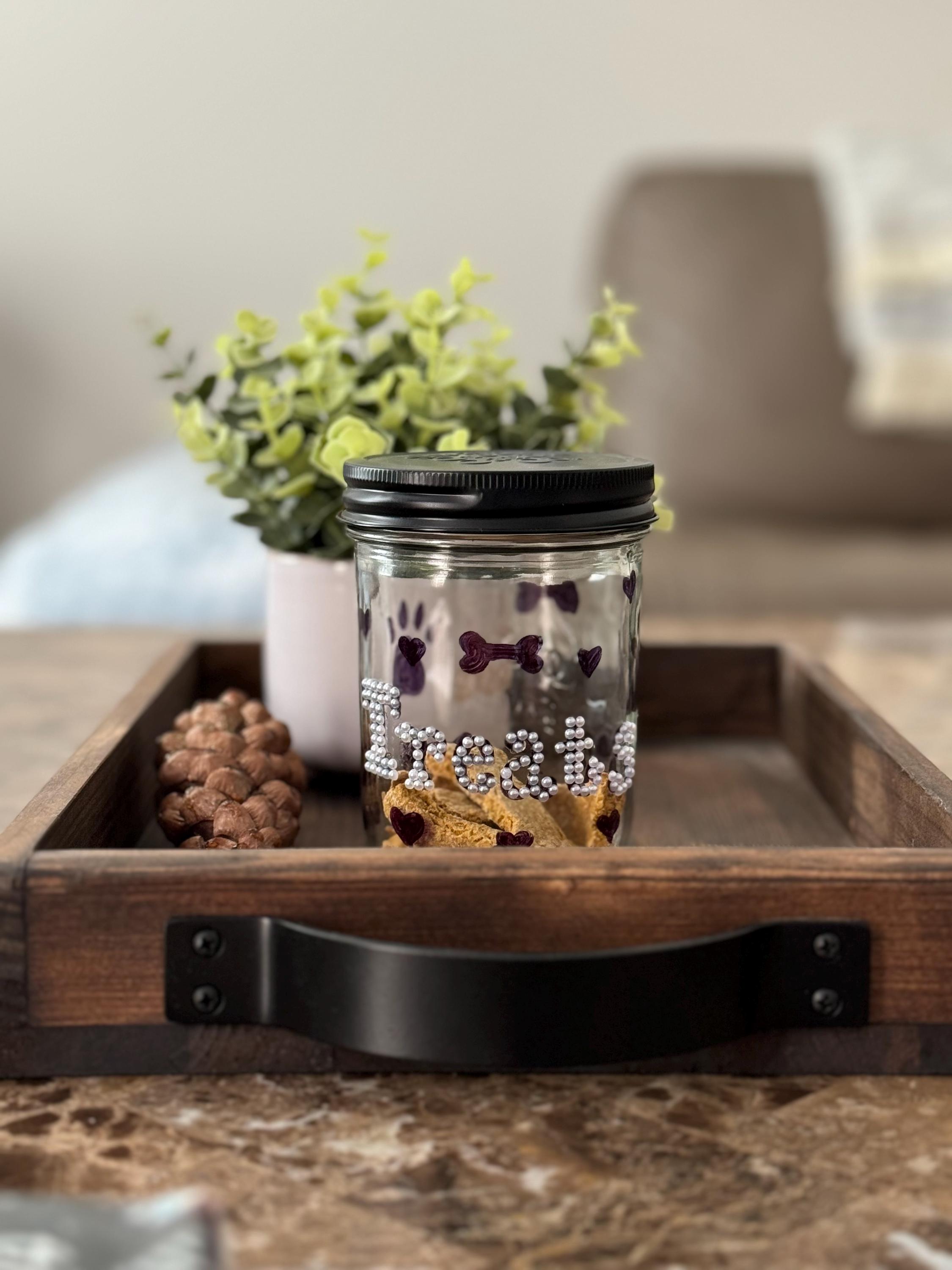 Mason jar dog bowl hotsell