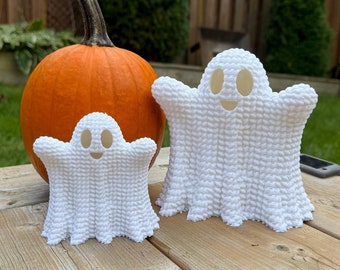 3D Gedruckter Crochet Style Ghost: Halloween Teelichter