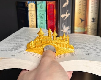 Schloss Daumenhalter: 3D Gedruckter Fantasy-Buch-Seitenhalter