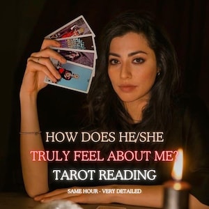 ¿Qué siente por mí?, Lectura de amor, Misma hora, Lectura de tarot, ¿Qué piensa de mí?, Entrega rápida, Lectura de tarot, Amor