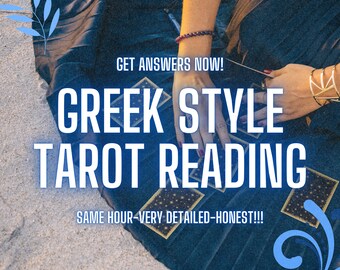 Tarot Reading All Questions Allowed Greek Style Tarot Reading Same Hour Fast Delivery