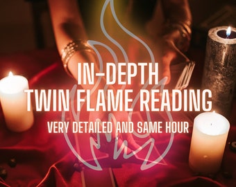 In-Depth Twin Flame Love Tarot Psychic Medium Reading Same Hour Very Detailed