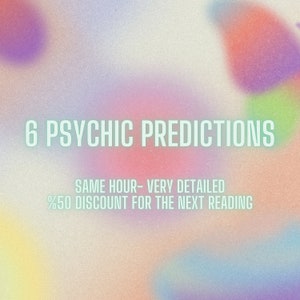 6 Highly Detailed Predictions (Elemental), Highly Accurate, Highly Detailed Predictions, 2024 Predictions, Psychic Prediction Reading