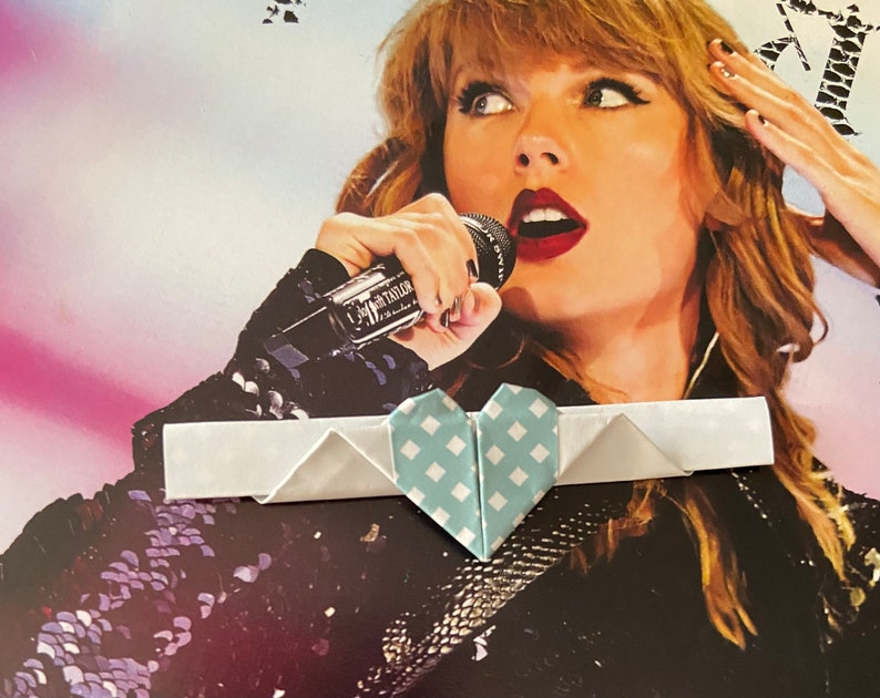 Taylor Swift Inspired Paper Rings Set of 2 SHIPS FLAT Read Description