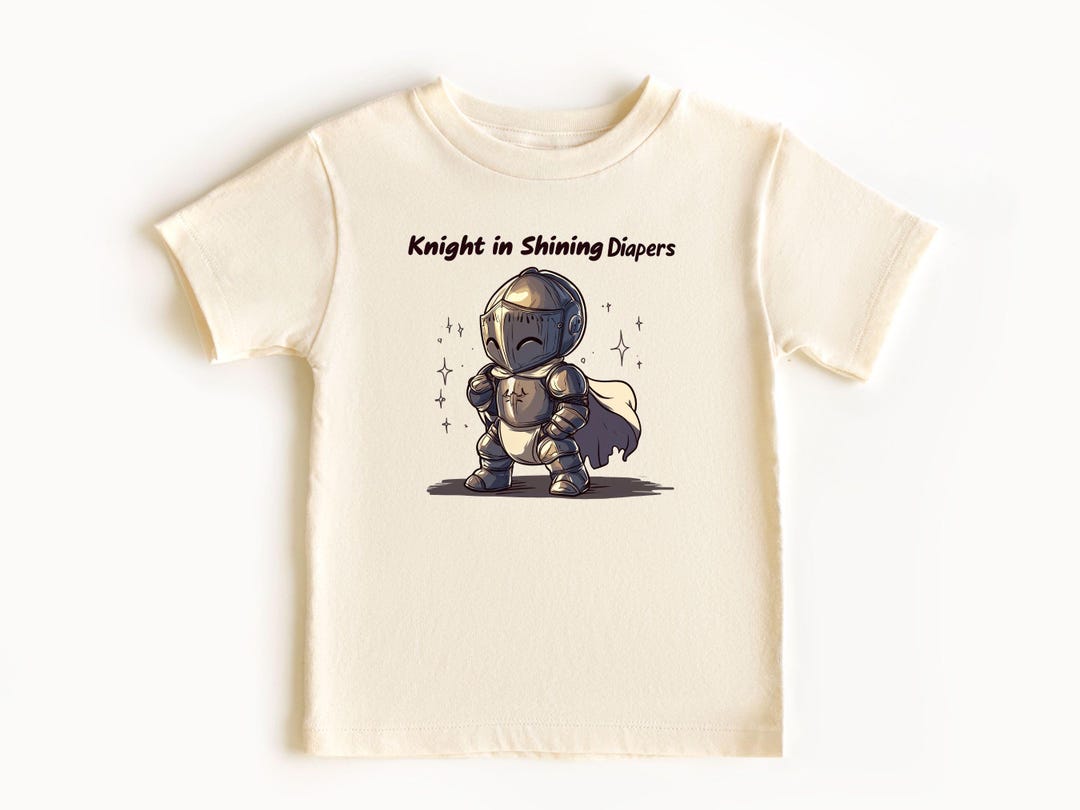 Adorable Knight in Shining Diapers Knight Baby Onesie Knight Shirt ...
