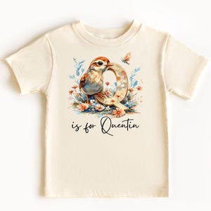 Body de bebé y camisetas para niños pequeños con el nombre personalizado de la letra Q, equipo de animales, personalizado con el nombre en letra grande escrita a mano para niños
