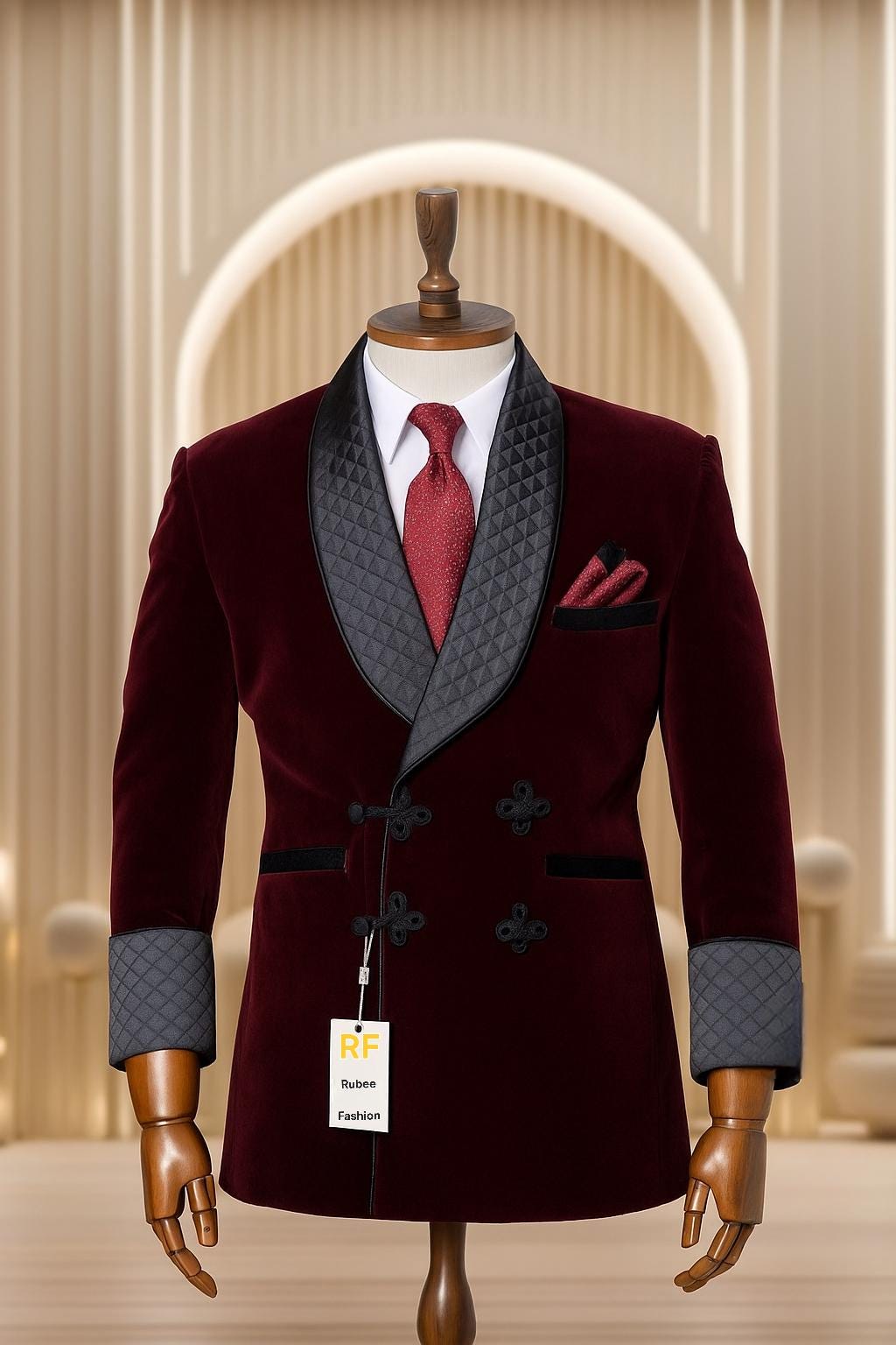Burgundy Blazer - Etsy