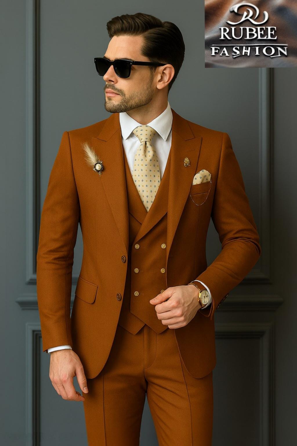 スーツ vintage JUN men three piece design suit vintage JUN men three piece design suit メンズ