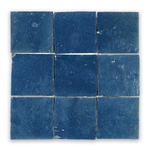 Blue Iris Zellige Moroccan Ceramic Wall Tile