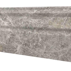 Tundra Gray Marble Baseboard Trim Tile 4 3/4x12”