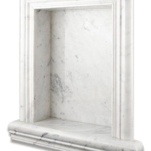 Bianco Carrara Handmade Shower Niche Accessories - Large