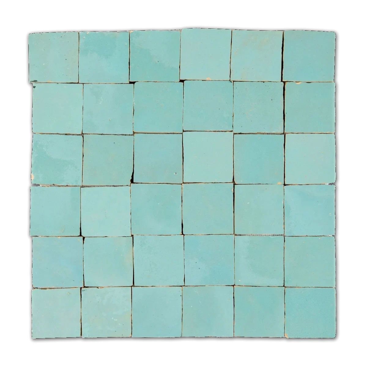 Fresh Zellige 2”x2” Square Moroccan Mosaic Wall Tile - Etsy