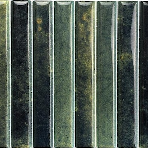 Kit-Kat Grass Glazed Porcelain Wall Mosaic