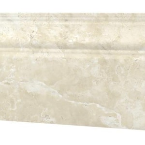 Durango Cream Honed Baseboard Trim Tile 5x12”