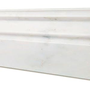 Oriental White Baseboard Trim Tile 4 3/4x12”
