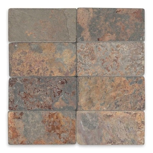 Rainbow Slate Wall and Floor Tile