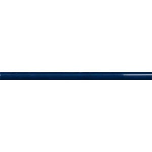 Zellige Deep Blue 3/4X16 Pencil Liner Trim Tile