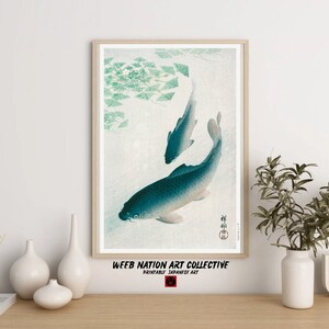Koi Fish Japanese Art Print: Ukiyo-e Carp Design (Digital Download)
