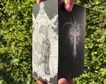 Death Note Custom Manga Art | Personalized Manga | Gift | Anime Gift | Custom Anime Gift for Him | Gift for Her | Custom Painting