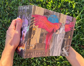 Custom Harry Potter Book Set Art | Fore Edge Painting | Personalized Books