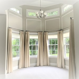 Custom curtains, Double pleat, Triple Pinch Pleat, Blackout curtains and drapery, high end window drapes