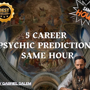 5 prédictions de carrière lecture, lecture à la même heure, diseuse de bonne aventure, divination, précise, prédictions psychiques, voyante, clairvoyance