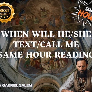 When will he text message to me? Will he reach me out? Is she gonna text me? Love reading, accurate psychic reading, when will he reach?